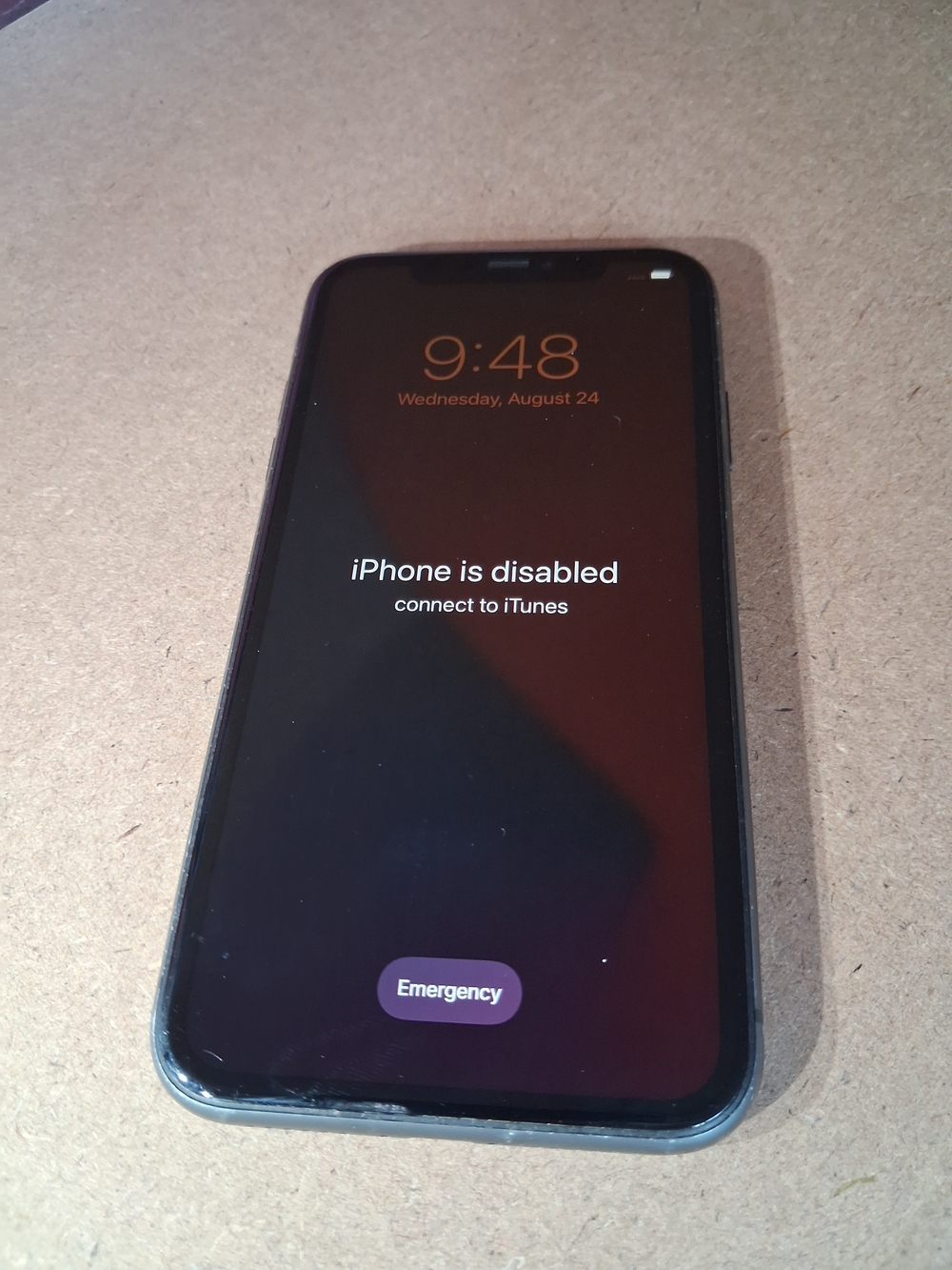 Apple iPhone Black Front Glass Smartphone